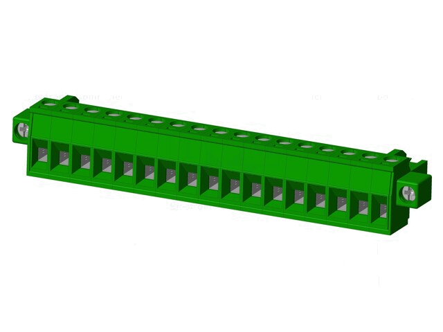 Connector: ontkoppelbare terminal strip; stekker; vrouwelijk Connector: ontkoppelbare terminal strip; stekker; vrouwelijk